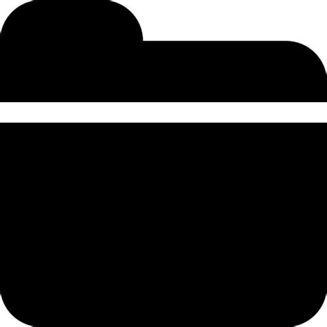 Folder Black Interface Symbol Download Free Icons
