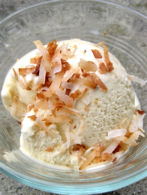Toasted Coconut Ice Cream A Hint Of Honey