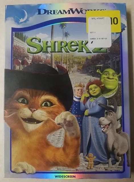 Dreamworks Shrek 2 Dvd 2004 Widescreen With Coverslip Sealed 899