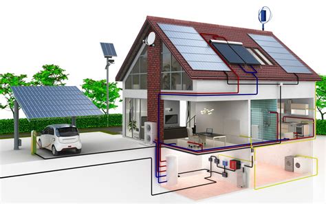 Energiesparende Häuser setzen auf Energieeffizienz Plusenergiehaus