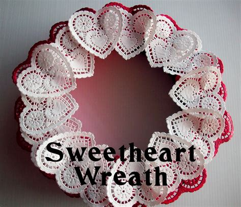 Valentine Crafts With Doilies Photo Album Craftionary The Advent