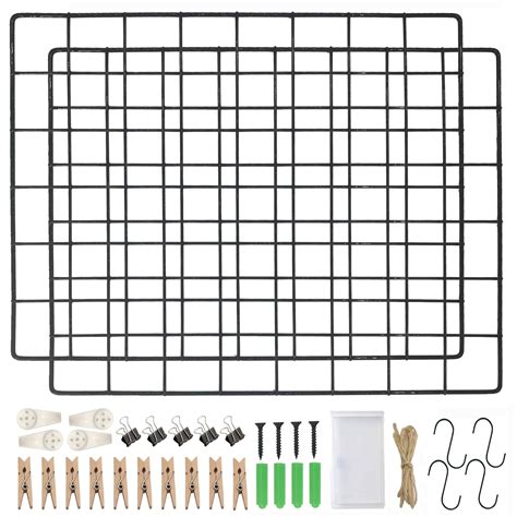 Buy Wire Wall Grid Frame Grid Photo Wall Panel Memo Board Wire