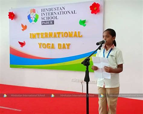 International Yoga Day at HIS Padur - Hindustan International SchoolHindustan International School