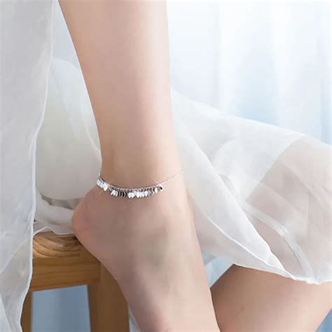 New Arrivals S925 Sterling Silver Anklets For Women Fashion Silver