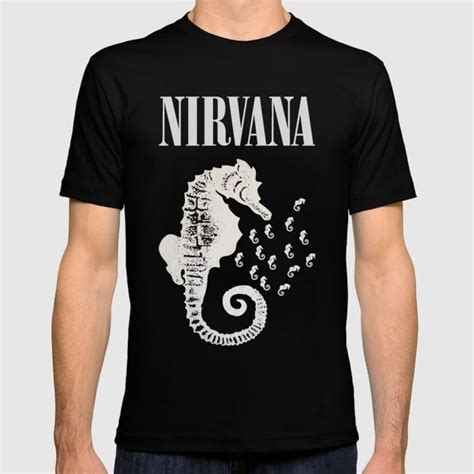Nirvana Seahorse Band T Shirt Adult Unisex For Men And Women