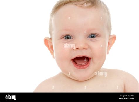 Smiling Baby Boy Stock Photo Alamy