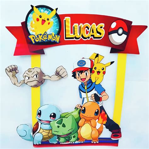 Topo De Bolo Pokemon Elo7 Produtos Especiais