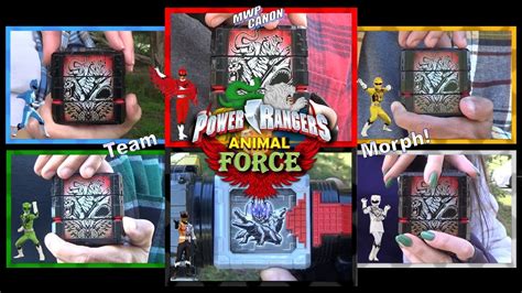 Team Morph Power Rangers Animal Force Mwp Canon Alternate Timeline