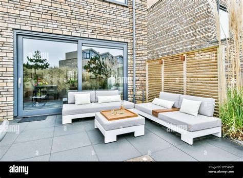 Luxury Terrace Design Stock Photo Alamy