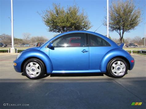 2001 Techno Blue Pearl Volkswagen New Beetle Gls Coupe 45955289 Photo