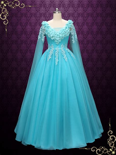 Turquoise Ball Gown Wedding Dress Bracie Ieie Bridal