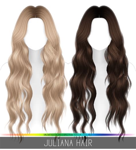 Juliana Hair Simpliciaty Sims Hair Sims Tsr Mod Hair