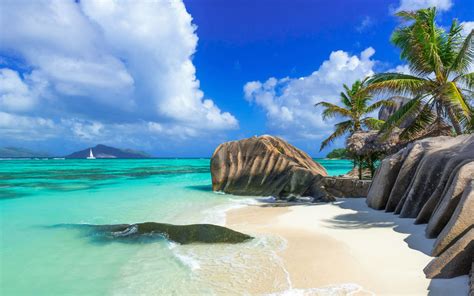 Beach On Seychelles Island