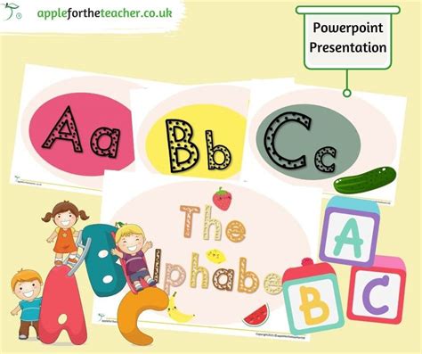 Alphabet Powerpoint Presentation Eyfs Apple For The Teacher Ltd