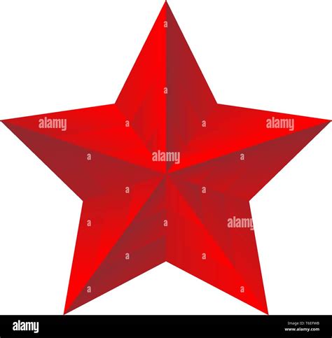 Red Star 3d Shape Hi Res Stock Photography And Images Alamy