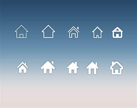 Home Icons Creative Design Psd Material Icons Psd File Web Icons