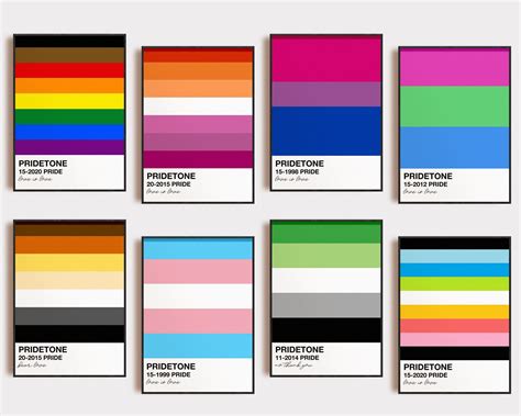 Pride Wall Art Set Of 12 Printables Lgbtq Wall Art Pride Etsy Lgbtq