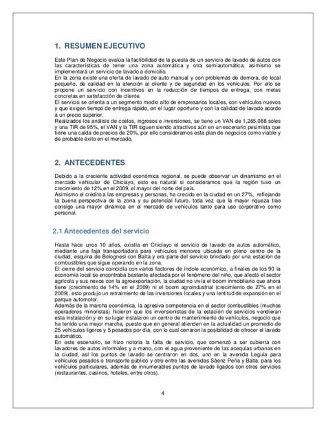 Ejemplo De Resumen Ejecutivo De Un Plan De Negocios Colección De Ejemplo