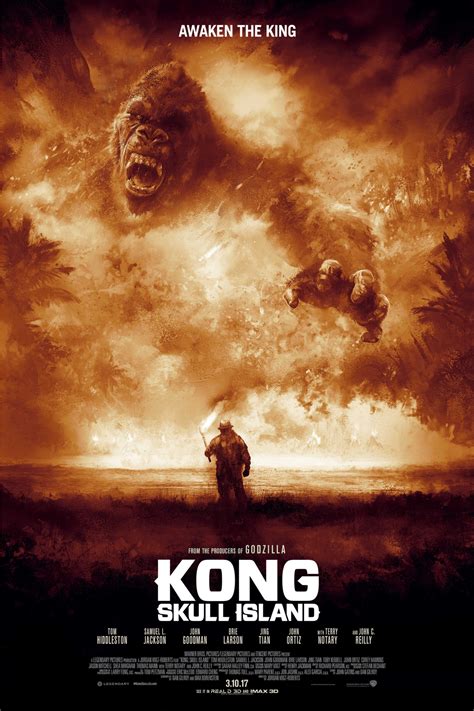 Kong Skull Island Poster By Karl Fitzgerald Kong Skull Island Poster Kong Skull Island Movies