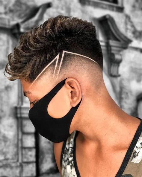 Eotrembb Tatuagens De Cabelo Desenho De Cabelo Masculino Barba E Cabelo