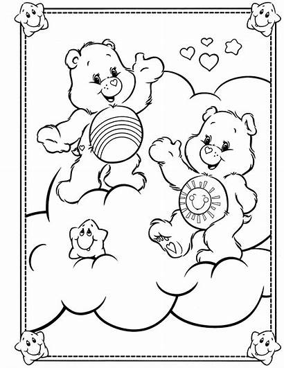Care Bear Coloring Bears Pages Colouring Coloringcolor