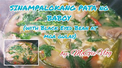How To Cook Sinampalukang Pata Ng Baboy Easy Sinampalokang Baboy