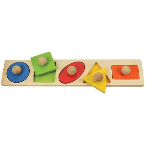 Bigjigs Toys Shape Matching Jigsaw Board Shapes Puzzle Wordunited