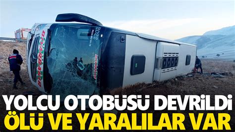 Yolcu otobüsü devrildi Çok sayıda ölü ve yaralı Manisa Kulis Haber