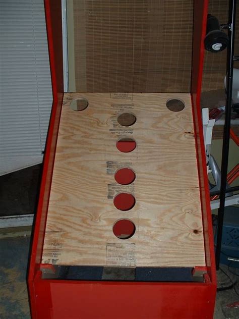 On this episode of ben's worx i build a skee ball game for under $30, i used mdf, plumbing parts a bucket and some vinyl. DIY Skeeball | Skee ball, Diy yard games, Diy games