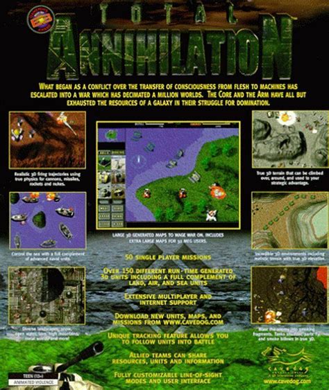 Total Annihilation The Core Contingency Box Shot For Pc Gamefaqs