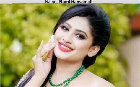 Piumi Hansamali Hot FB Onlyfans Height Wiki Age Affairs Net Worth