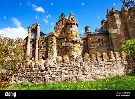 Old Lowenburg Fortifications Ruins In Bergpark Stock Photo Alamy