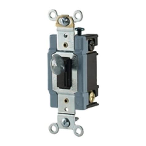 Shop Eaton 30 Amp Double Pole Brown Locking Light Switch At