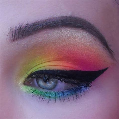 Rainbow Colorful Makeup Makeup Looks Summer Of Love