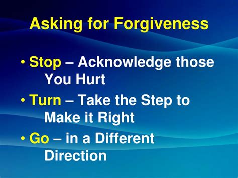 Ppt Asking For Forgiveness Powerpoint Presentation Free Download
