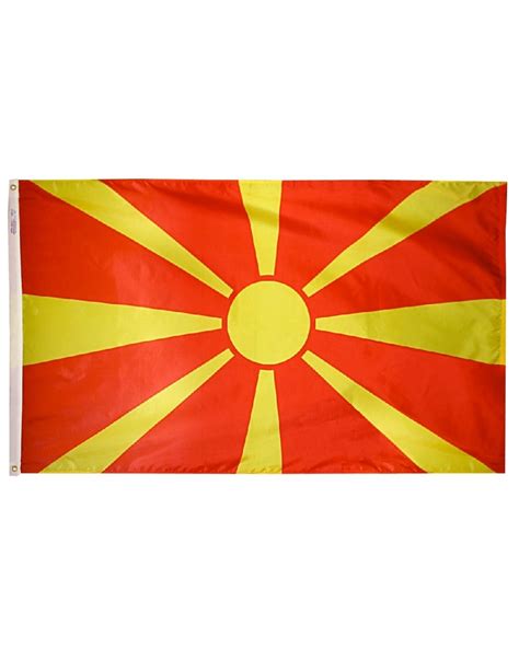 Macedonia Flag 2 X 3 Ft For Outdoor Use