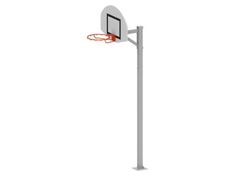 In Ground Basketball Goal Adjustable Rim Height