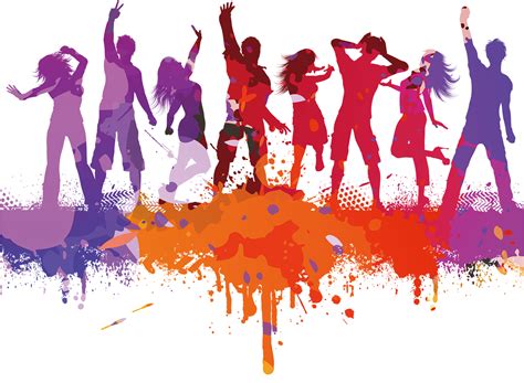 Download Party People Dancing Png Dance Party Png Transparent Png