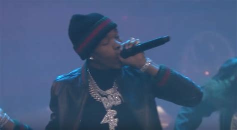 Watch Lil Baby Performs Woah On Jimmy Fallon Show