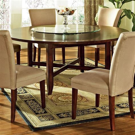 Avenue Round Dining Room Set W 72 Inch Table Steve Silver Furniture