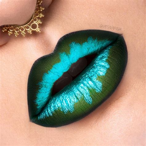 20 Wildly Gorgeous And Creative Lip Art Designs Pampadour Lip Art