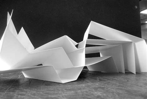 Layer Bend Paper Architecture Model Paper Model Architecture