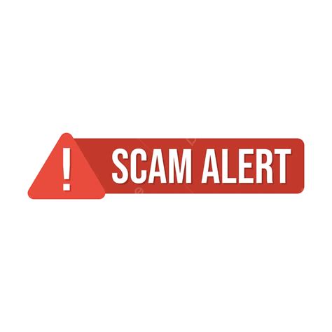 Scam Alerts Vector Scam Alert Vector Scam Alert Labels Scam Alert