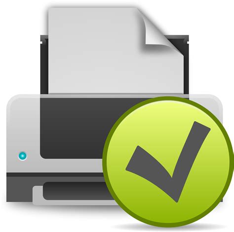 Clipart Printer Printing Icon