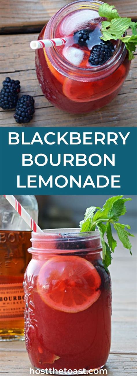 Blackberry Bourbon Lemonade Host The Toast Recipe Summer Bbq
