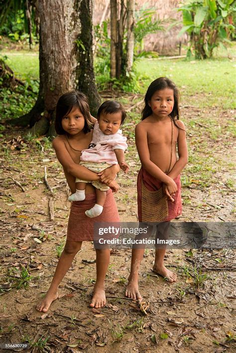 Young Girls In A Village On The Amazon River Peru News Photo Getty Images