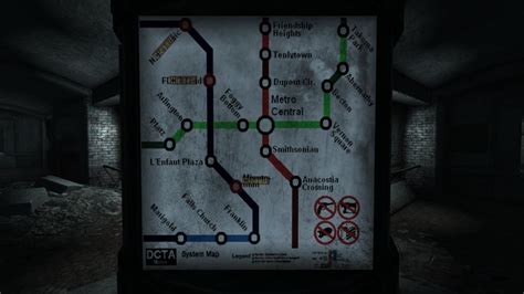 Fallout 3 Metro Map Living Room Design 2020