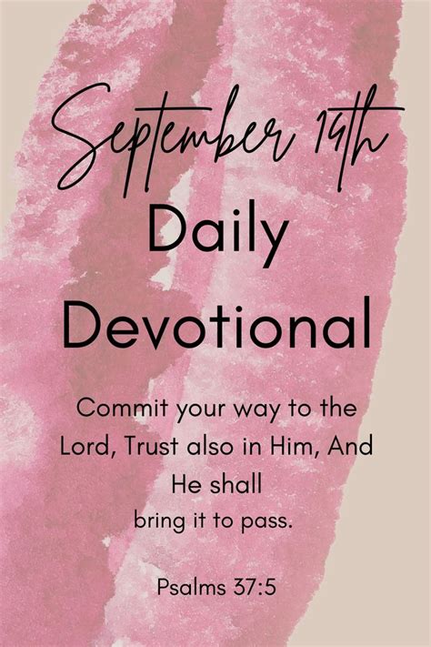 September 14th Daily Devotional In 2020 Daily Devotional Devotions