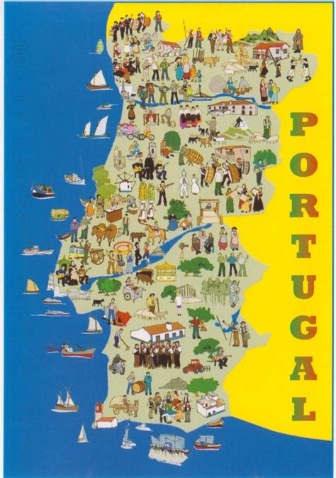 Mapa De Portugal Con Ciudades Y Distritos Descargar E Imprimir Mapas Images
