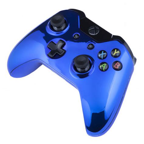 Xbox One Wireless Custom Controller Chrome Blue Games Accessories Zavvi